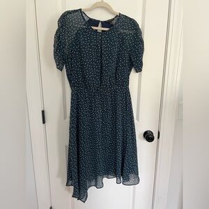 Banana Republic Navy Floral Dress